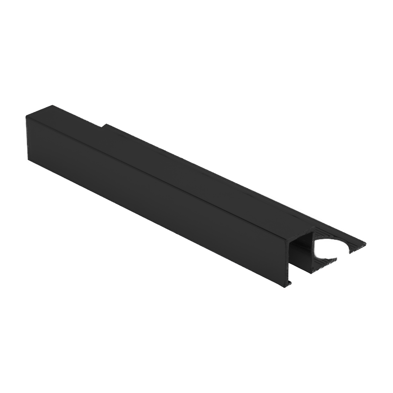PREMTOOL Square Edge Matt Black Tile Trim Premium Tile Trim